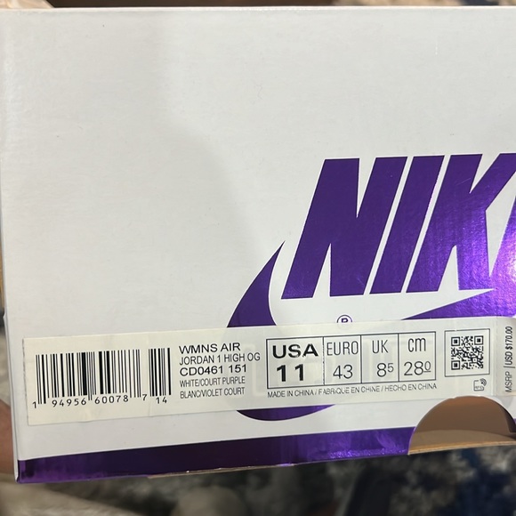 NIB - Air Jordan 1 High OG - Size 11 - Picture 12 of 12